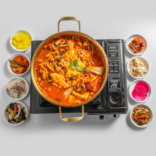 Budae jjigae (2-3 pers) (pikant)