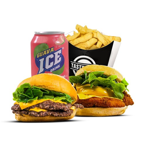 Menu Duo mixte : 1 Double 1 Chicken