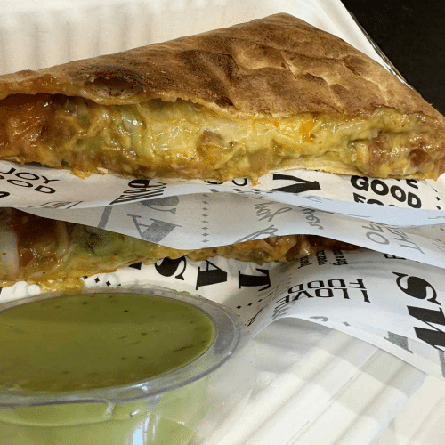 Taco beef  quesadilla