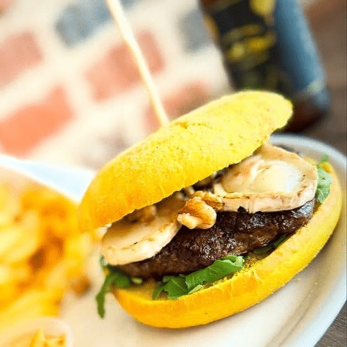 Menu burgers chèvre/miel