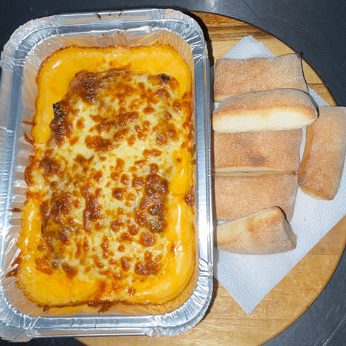 Lasagne bolognaise gratiné,