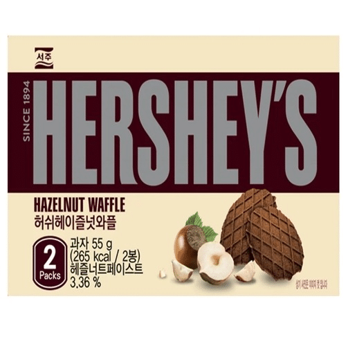 hershey's hazelnut waffle 55gr