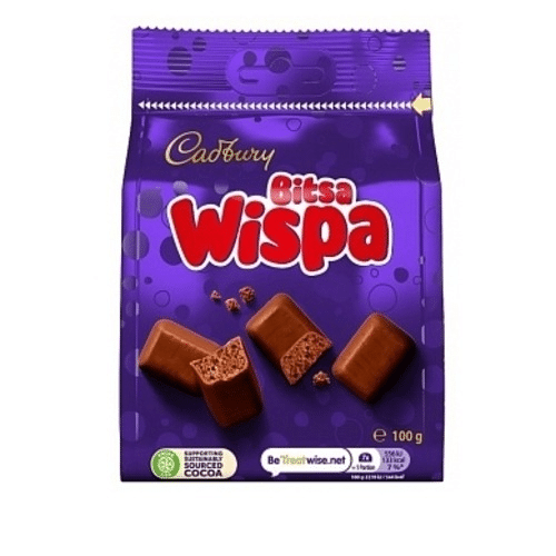 cadbury bitsa wispa 100g