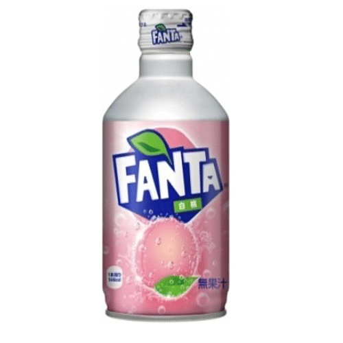 Fanta White Peach Bottle Japan 300ml