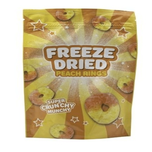 freeze dried peach rings 55g