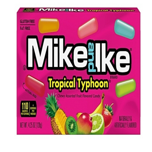 Mike and ike tropical typhoon