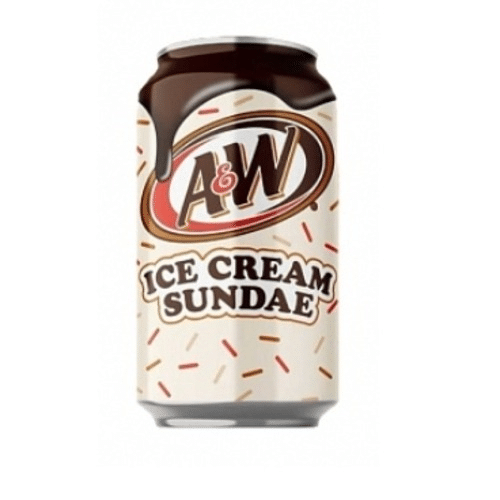 A&W Root Beer Ice Cream Sundae 355ml