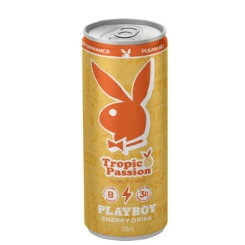 Playboy energy drink tropical passion 33cl