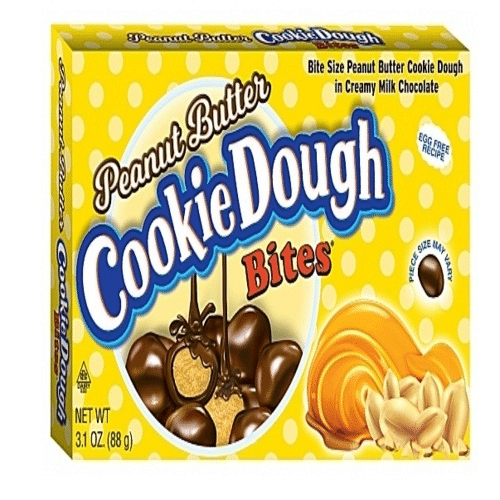 cookie dough bites peanut butter 88g box