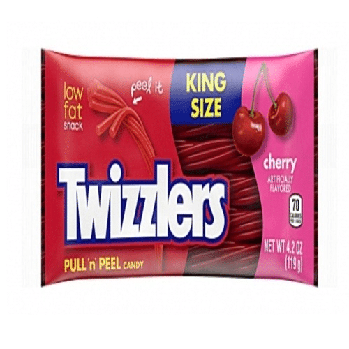 Twizzlers Pull 'n' Peel Cherry King Size 119gr