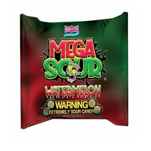 Barnetts Mega Sour Watermelon 104g