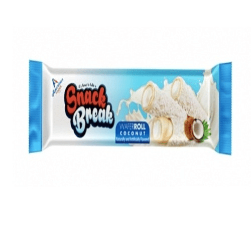 Snack break waferroll coconut 18g