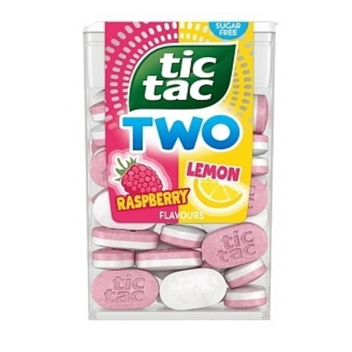 Tic tac two raspberry lemon 38gr