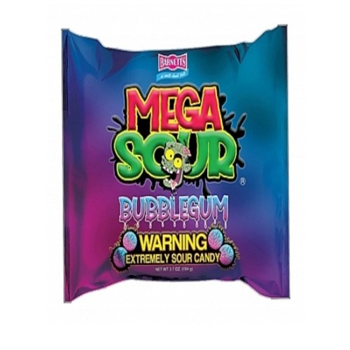 Barnetts Mega Sour Bubblegum 104g