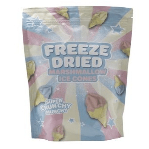 Freeze dried marshmallow ice cones 48g