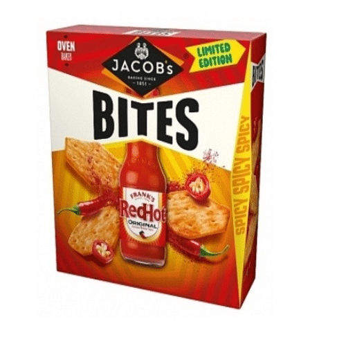 Jacob's Bites Franks Redhot 125gr