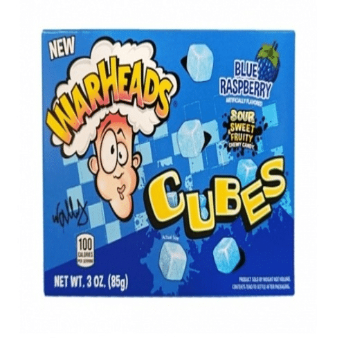 Warheads Cubes Blue Raspberry 85g