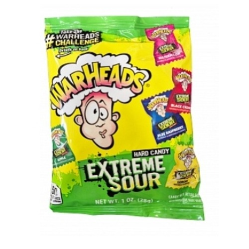 Warheads Extreme Sour Hard Candy 28g
