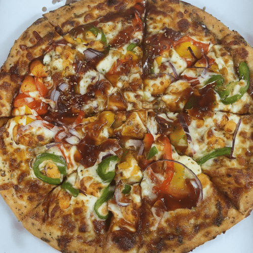 Pizza bbq chicken