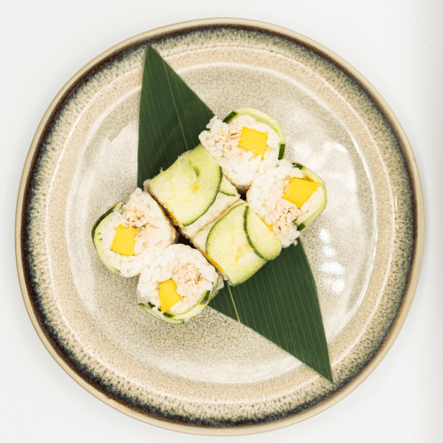 Spring Roll mango baked tuna