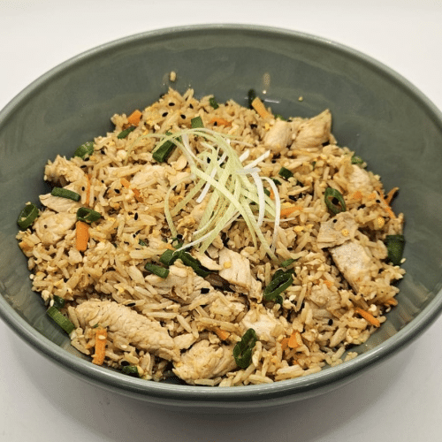 Riz frit poulet