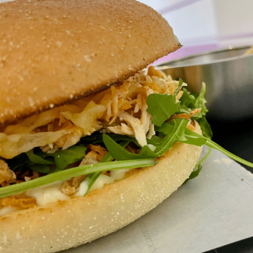 Sandwich au poulet effiloché (Halal)