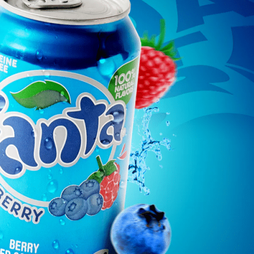 Fanta Berry special blue edition blikje 33cl