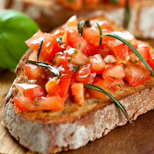 Bruschetta met lookboter