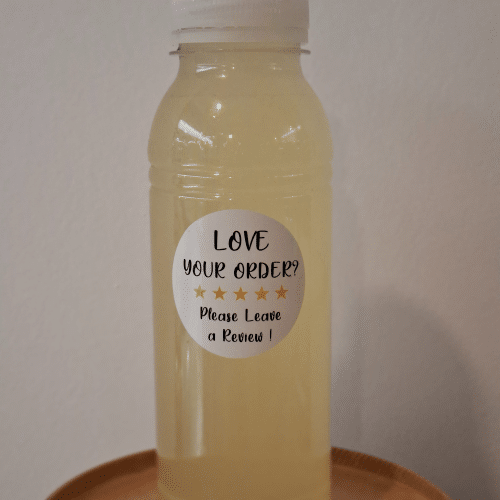Home made ice tea Passion fruit