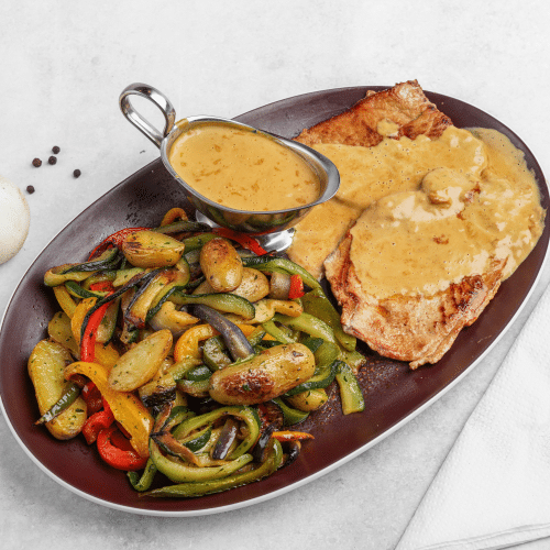 Escalope de veau gratinée