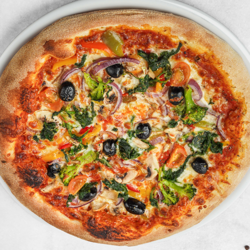 Pizza végétarienne senior