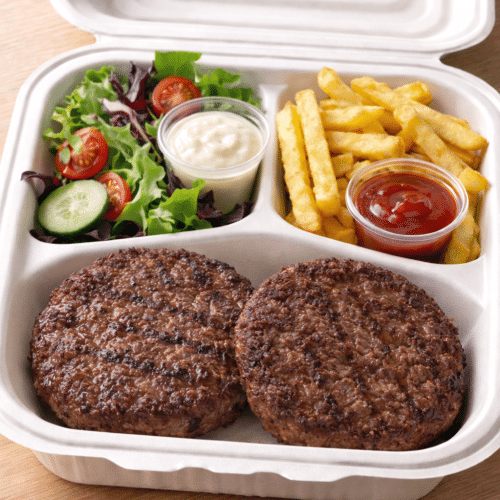 Assiette steak de bœuf