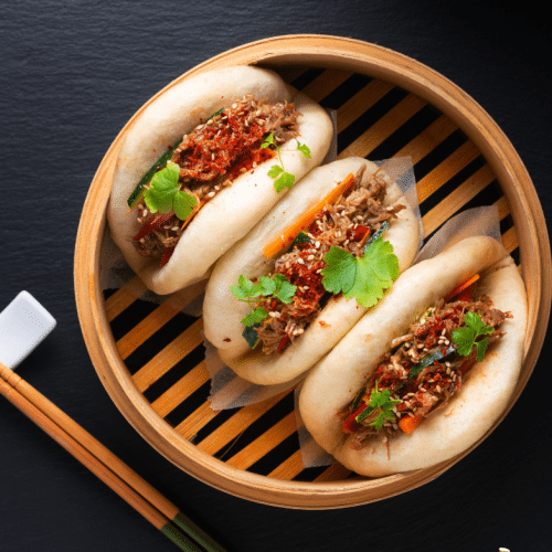 Gua Bao Kai Thod Crispy (Poulet frit Crispy)