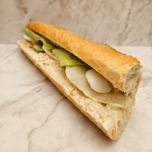 Broodje krabsalade