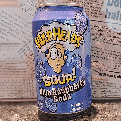 Warheads Sour Blue Raspberry 33cl