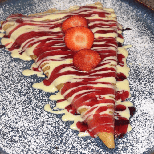 Crepe Red Moon