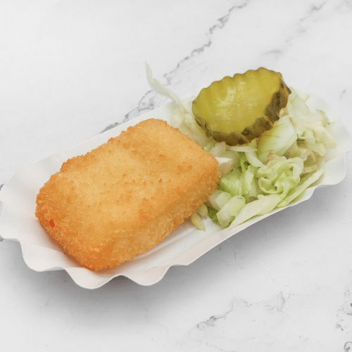 Kaaskroket met slaatje