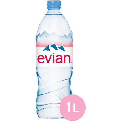 Evian Natural Mineral Water 1 L