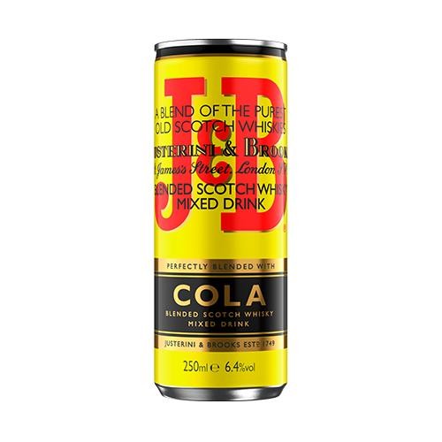 J&B Whisky Cola Can 25 cl