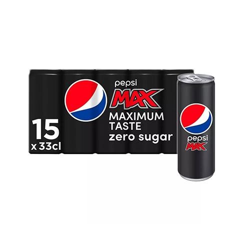 Pepsi Max Cola 15 x 33 cl