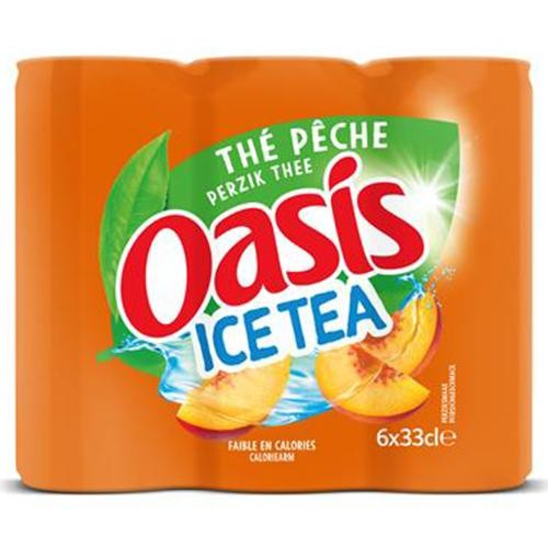 Oasis Tea Peach 6 x 33 cl	