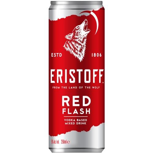 Eristoff Red Flash Vodka Based Mixed Drink 25 cl