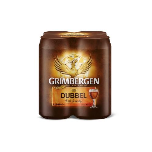 Grimbergen Beer Dubbel 6,7% alc 4 x 50 cl