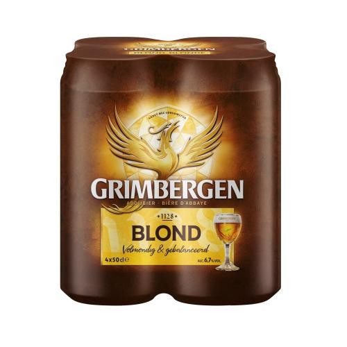Grimbergen Blonde Abbey Beer 4 x 50 cl