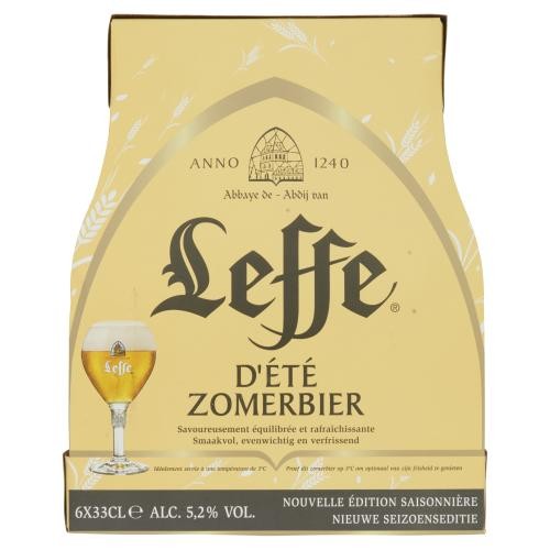 Leffe Abbey Beer Summer 5.2% 6 x 33 cl