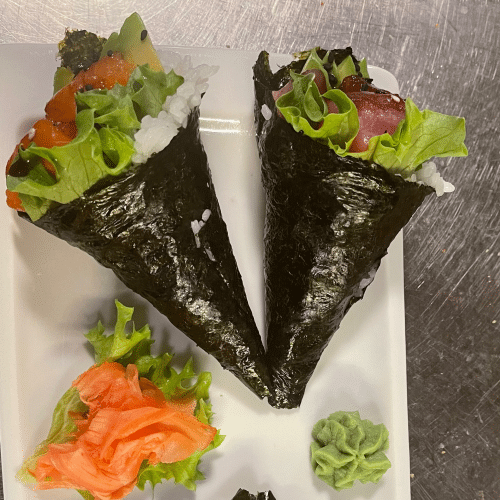 Temaki salmon & avocado