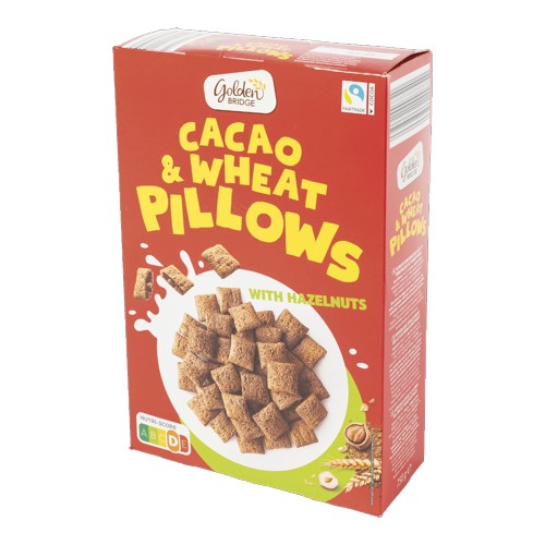Golden Bridge Cacao & Wheat Pillows 750Gr