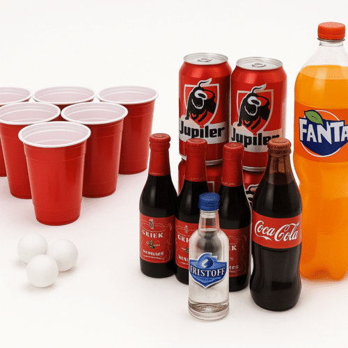 Advanced Beer Pong Pack, Alles erop & eraan