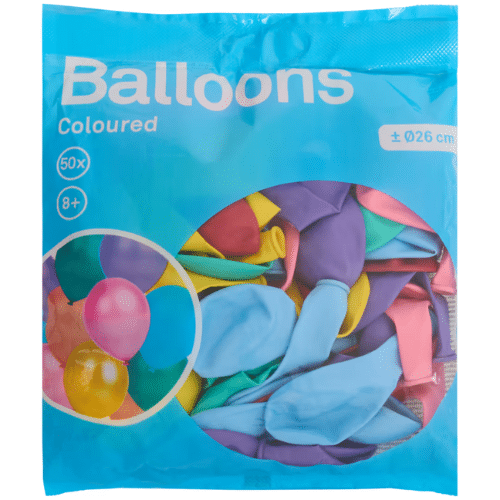Avec ballonnen 50st