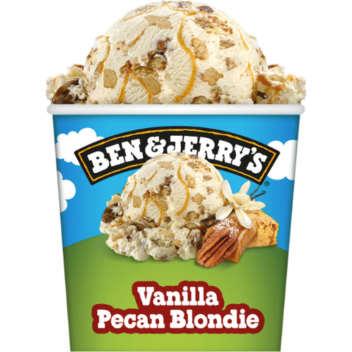 Ben & Jerry's Vanilla pecan blondie 465ml